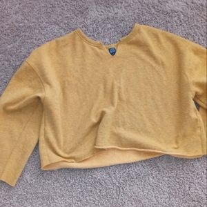 Cropped sweatshirt